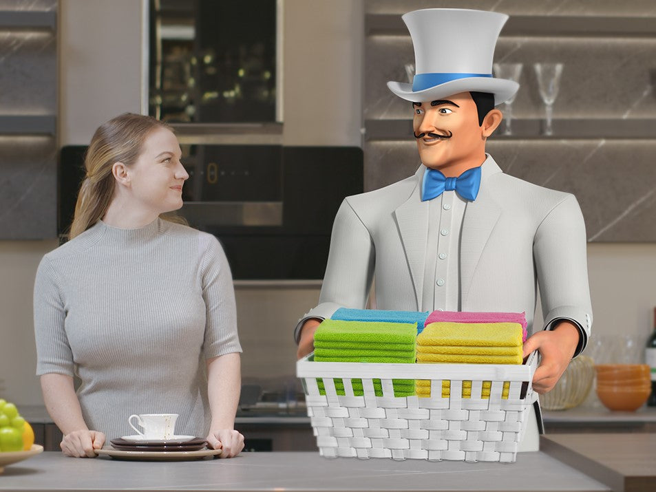 Mr. SIGA is a good helper in your life. Are you ready do the cleaning?