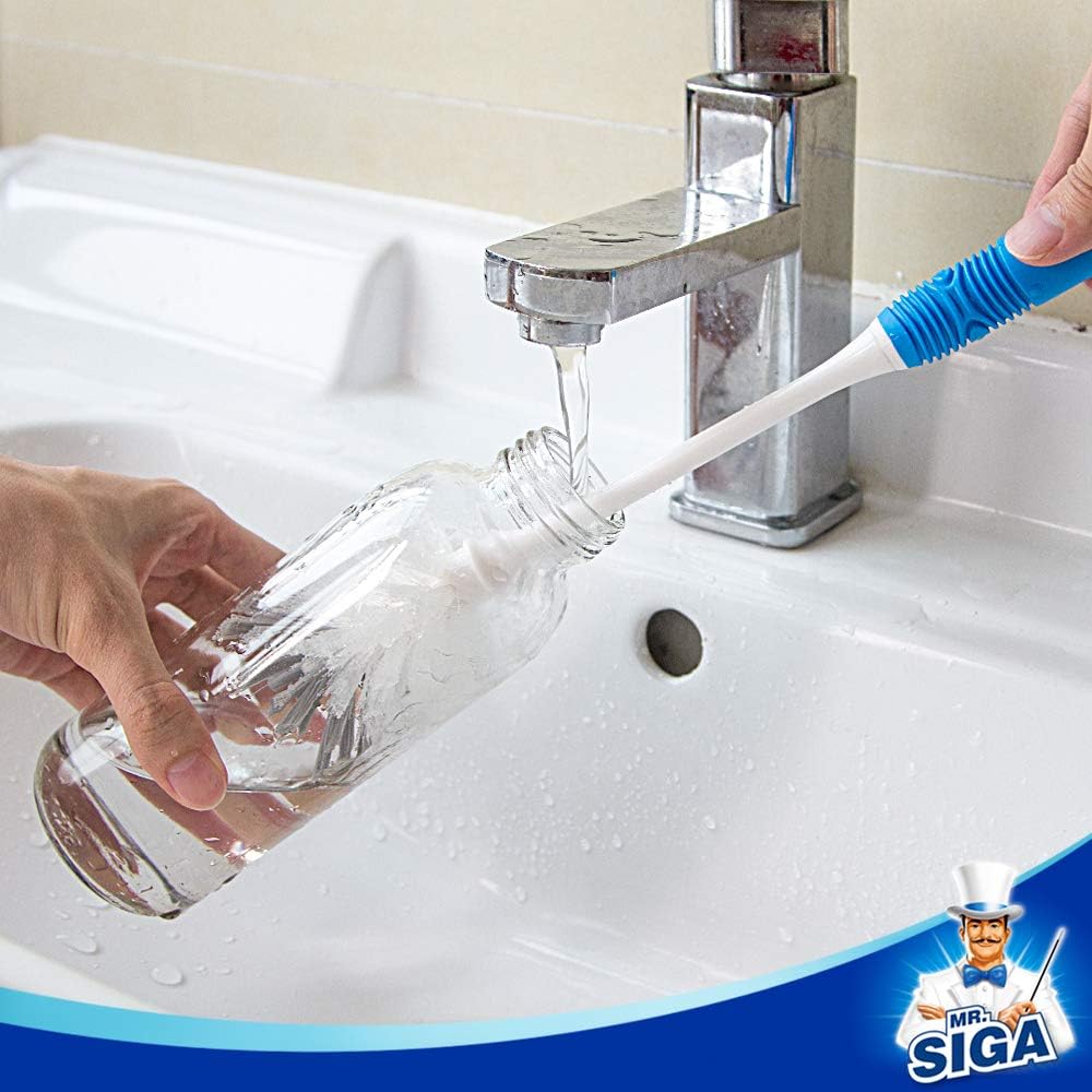 MR.SIGA Long Handle Bottle Brush - Set of 3