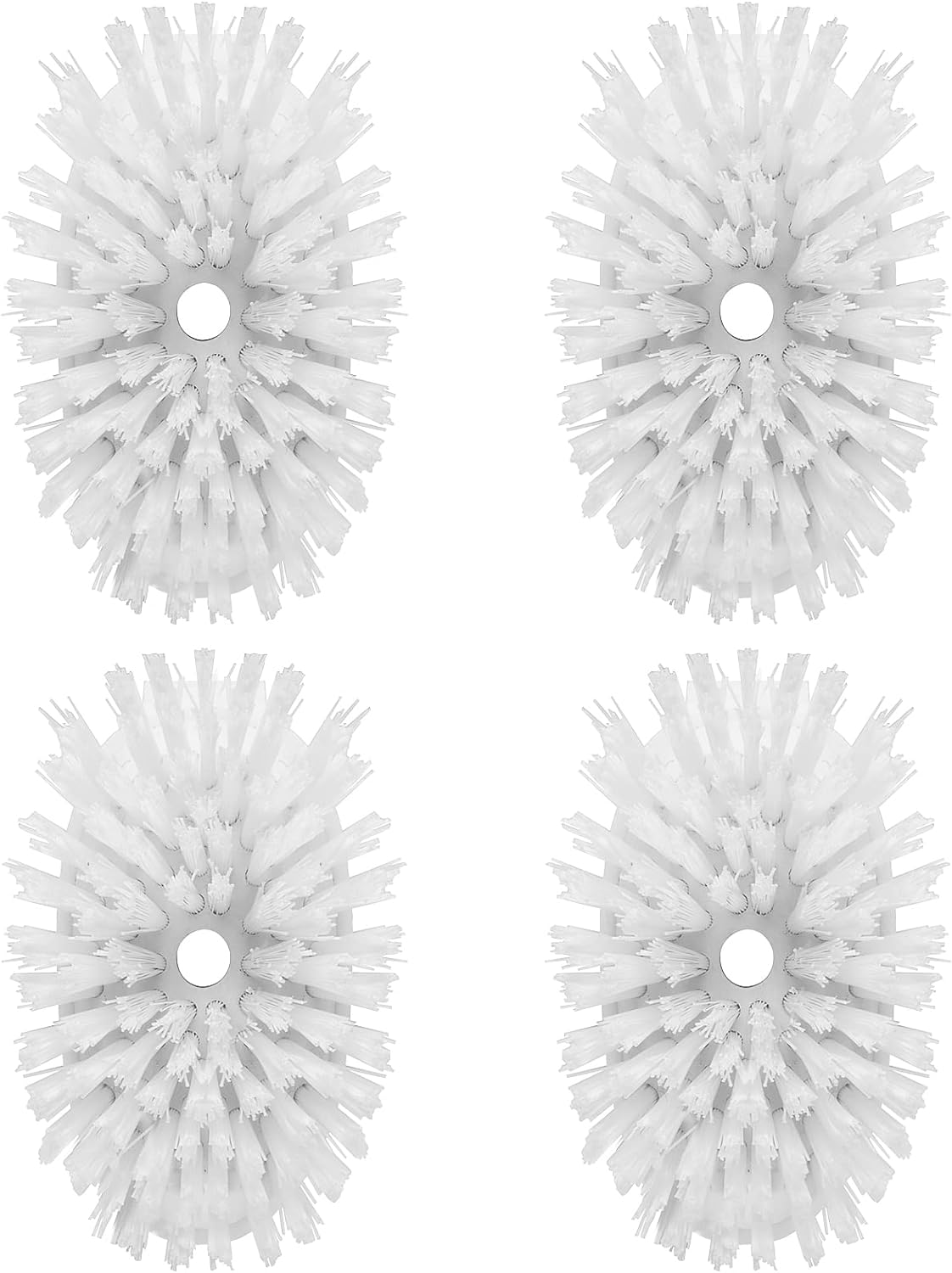 MR.SIGA Soap Dispensing Dish Brush Refills, 4 Pack