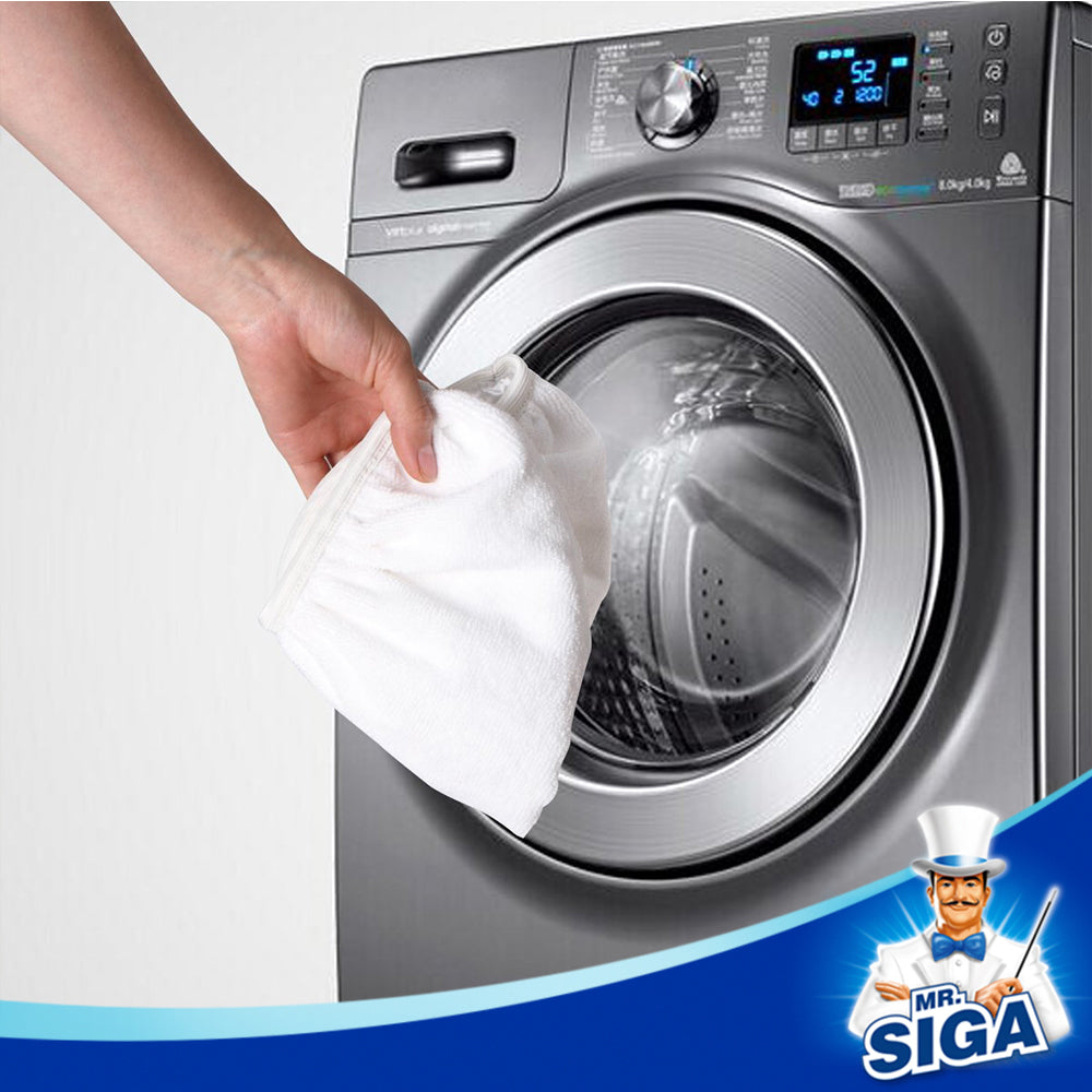 Mr.siga Large surface mop microfiber refills, Pack of 3