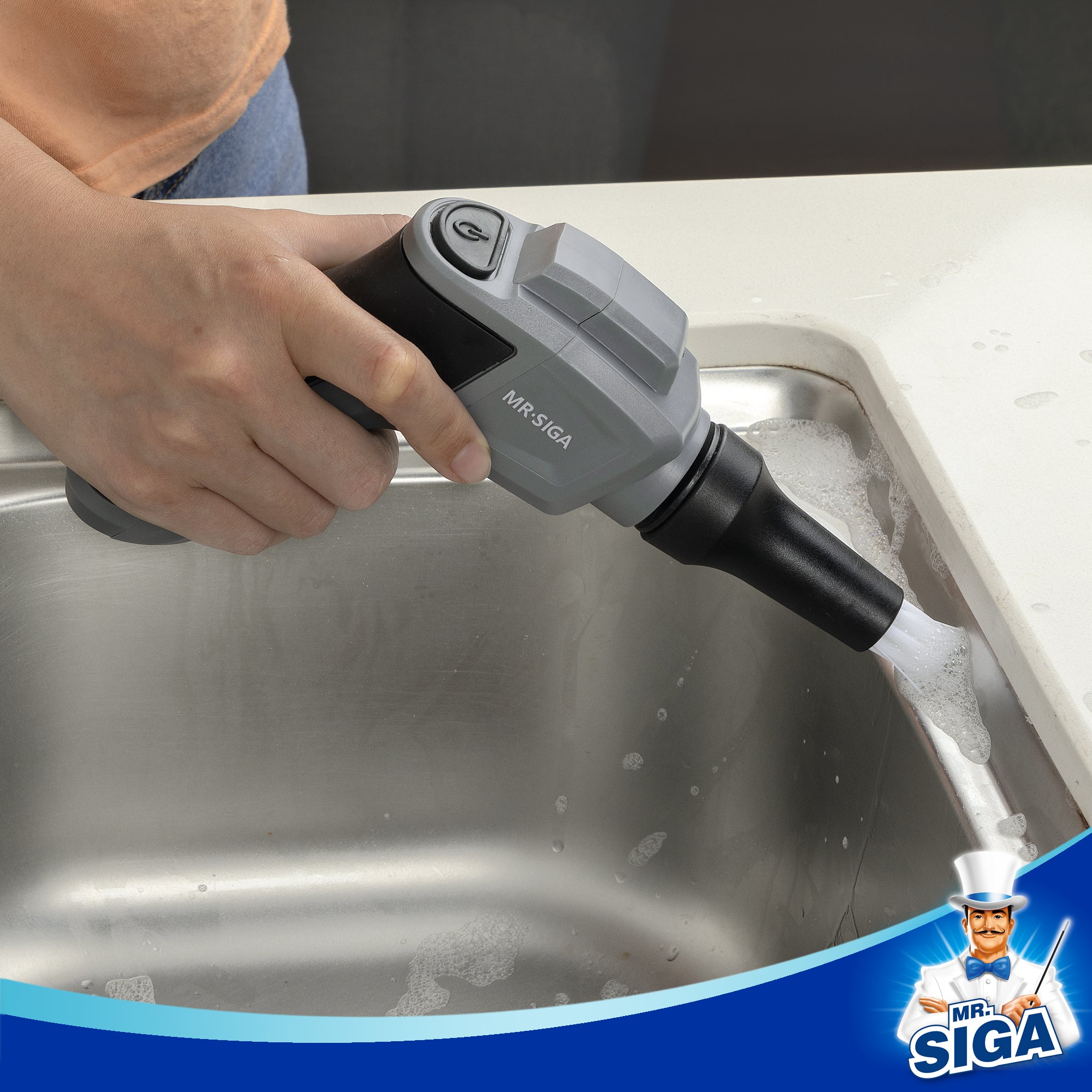 MR.SIGA Elektrischer Spin Scrubber, Detailbürsten-Nachfüllpackungen, 3er-Pack