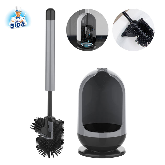 MR.SIGA Toilet Bowl Brush and Holder for Bathroom