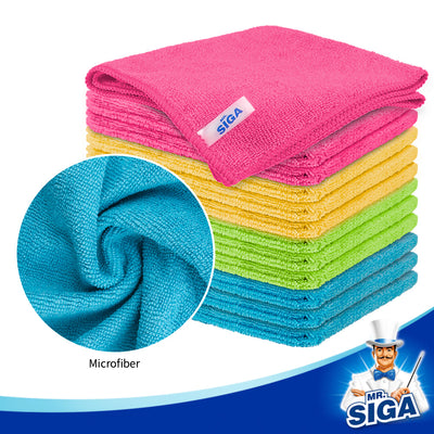 MR.SIGA Microfiber Cleaning Cloth A pack of 50 and a pack of 24 are optional