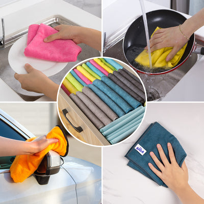 What brand of cleaning towel is recommended?