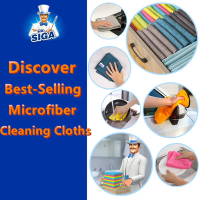 Discover the Magic of MR.SIGA's Best-Selling Microfiber Cleaning Cloths