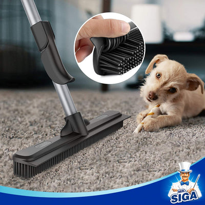 MR.SIGA Pet Hair Removal Rubber Broom: The Ultimate Tool for Pet Owners