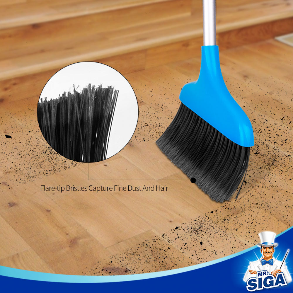 Mr.siga Upright Lobby Broom & Dustpan set