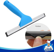 MR.SIGA Professional Window Cleaning Combo - Squeegee & Microfiber Window Scrubber, 10"