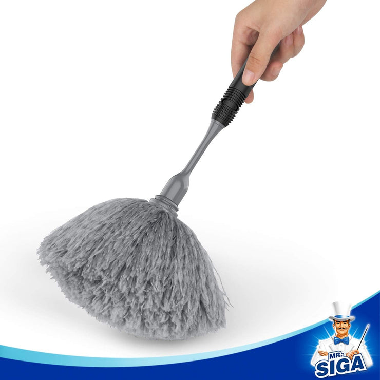 MR.SIGA Microfiber Delicate Duster Refills, Detachable and Washable Duster Head, 2 Pack