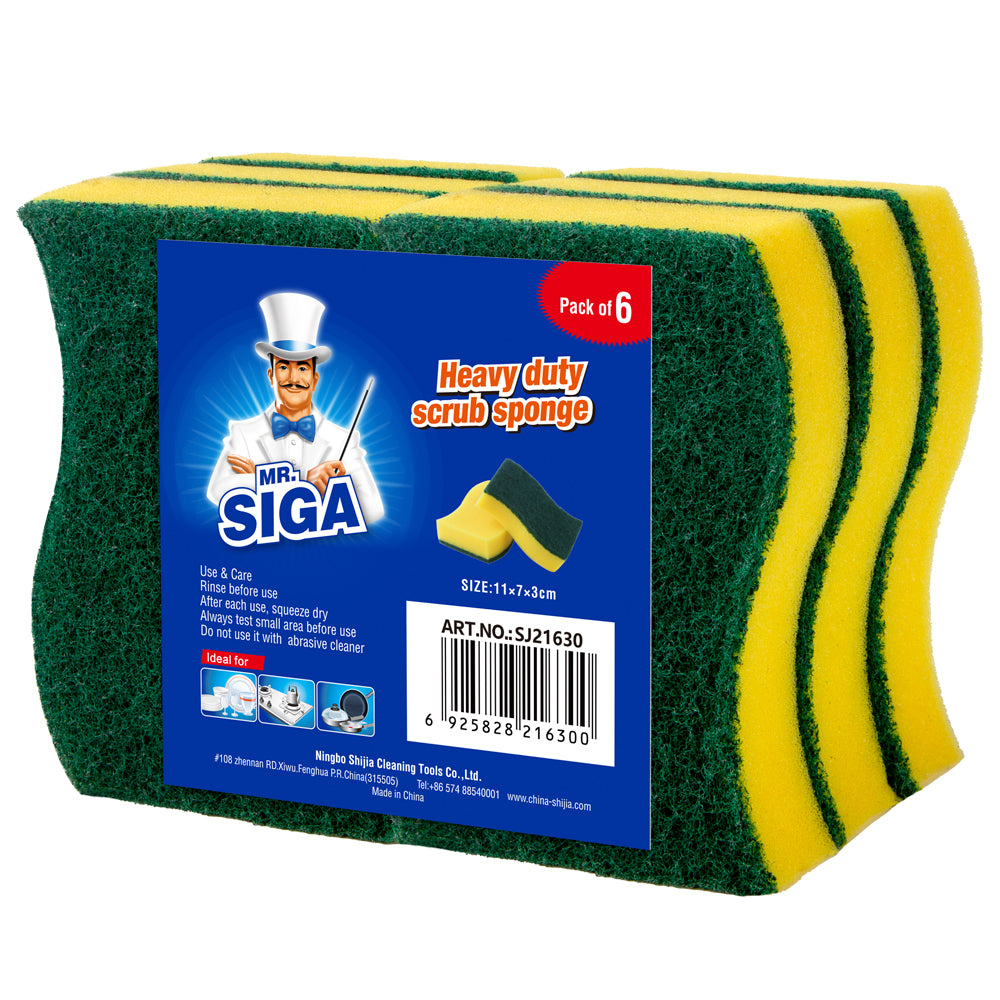 MR.SIGA Scrub Sponge