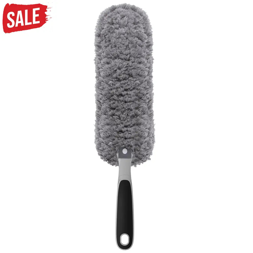 MR.SIGA Lint Free Microfiber Duster, Washable Duster for Household Cleaning Gray