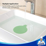MR.SIGA Silicone Bathtub Stopper, Drain Stopper for Shower, Sink, 5.1" Diameter, 3 Pack
