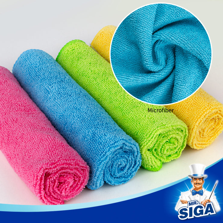 MR.SIGA Microfiber Cleaning Cloth,Pack of 12
