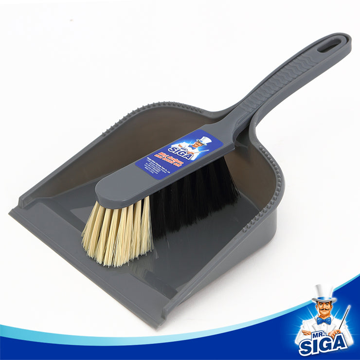 MR. SIGA Dustpan and Brush Set, Pack of 2