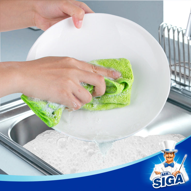 MR.SIGA Microfiber Cleaning Cloth,Pack of 12