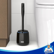 MR.SIGA Toilet Bowl Brush and Holder, with Solid Handle and Durable Bristles