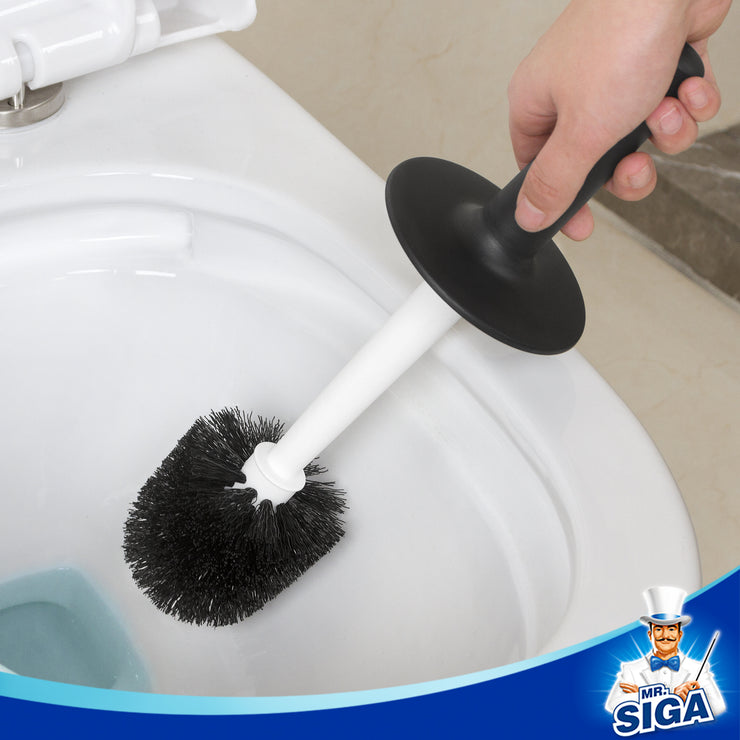 MR.SIGA Toilet Bowl Brush and Holder for Bathroom