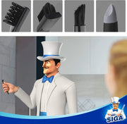 MR.SIGA Grout Cleaner Brush Set, Detail Cleaning Brush Set for Tile, Sink, Drain