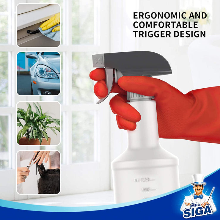 MR.SIGA Window Cleaning Kit with Storage Caddy, Professional Window Washing Equipment, Multi-Purpose Household Cleaning Supplies Kit