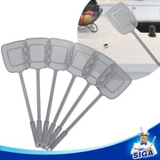 MR.SIGA Heavy Duty Long Handle Fly Swatter, Pack of 6