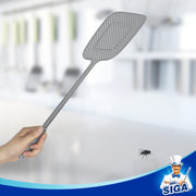 MR.SIGA Heavy Duty Long Handle Fly Swatter, Pack of 6