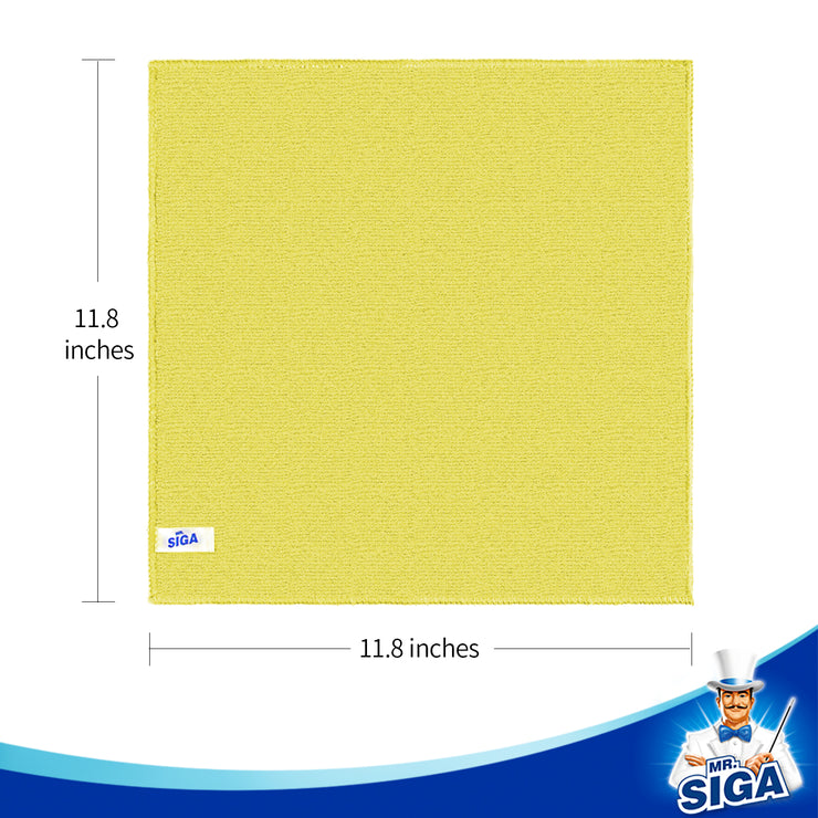 MR.SIGA Microfiber Cleaning Cloth, All-Purpose Cleaning Towels, Pack of 50