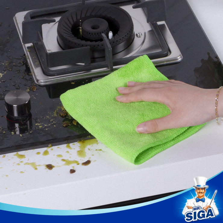 MR.SIGA Microfiber Cleaning Cloth, All-Purpose Cleaning Towels, Pack of 50