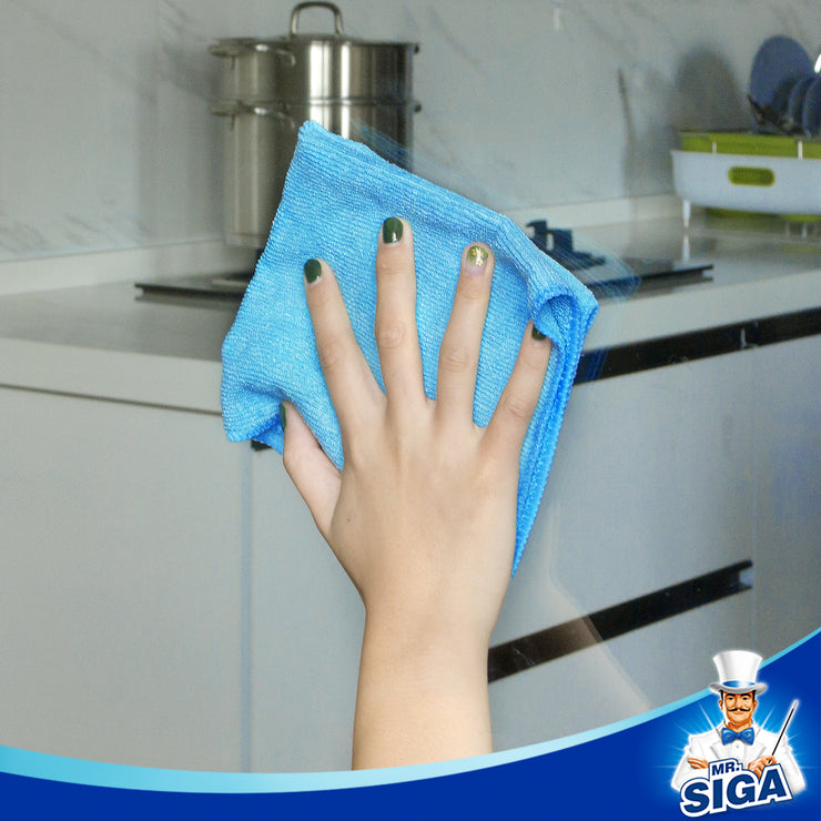 MR.SIGA Microfiber Cleaning Cloth, All-Purpose Cleaning Towels, Pack of 50