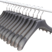 MR.SIGA Plastic Extra Wide Suit Hangers, Pack of 12