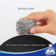 MR.SIGA Stainless Steel Scourer,Pack of 12