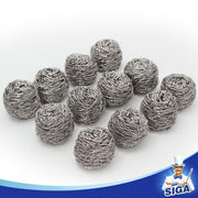 MR.SIGA Stainless Steel Scourer,Pack of 12