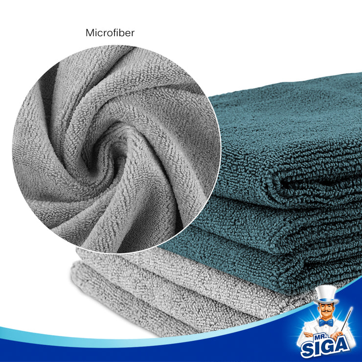 MR.SIGA Microfiber Cleaning Cloth, Pack of 6