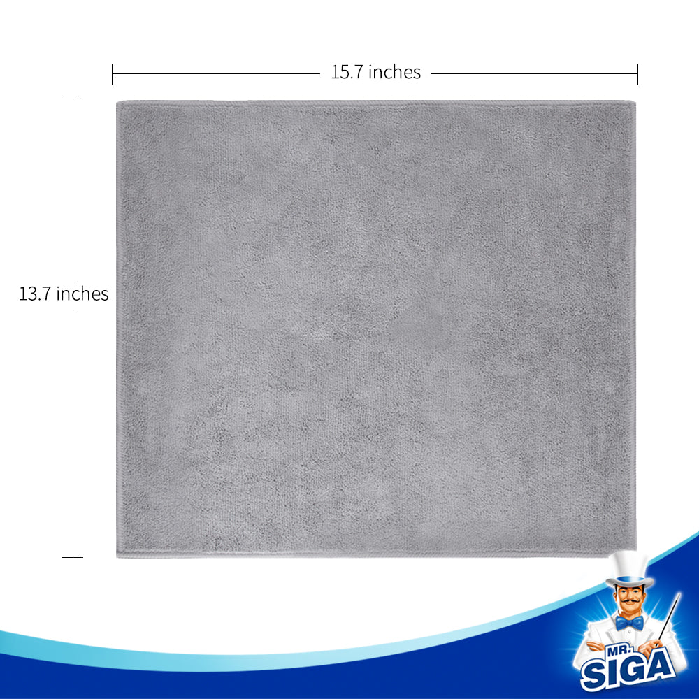 MR.SIGA Microfiber Cleaning Cloth, Pack of 6