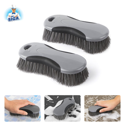 MR.SIGA Multi Purpose Heavy Duty Scrub Brush - Pack of 2