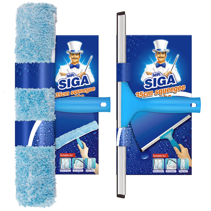MR.SIGA Window Cleaning Kit with Storage Caddy, Professional Window Washing  Equipment, Multi-Purpose Household Cleaning Supplies Kit